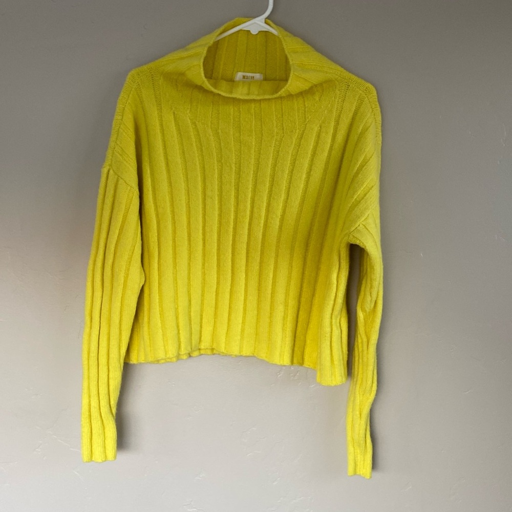 Anthropology The Maeve Mock-Neck Knit Sweater size S